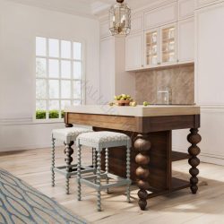 Cottage Haven Bubble-Leg Kitchen Island