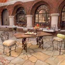 Hand Forged Iron Ribbon Table-Rectangle-0