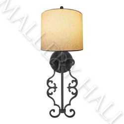 Renaissance Scrolled Iron Wall Sconce