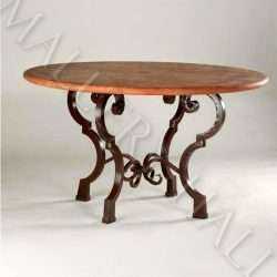 charles copper dining table
