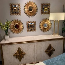 Modern Mid Century Buffet Custom Hardware