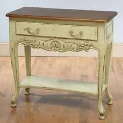 Shabby Chic Console Side Table One Drawer-PM