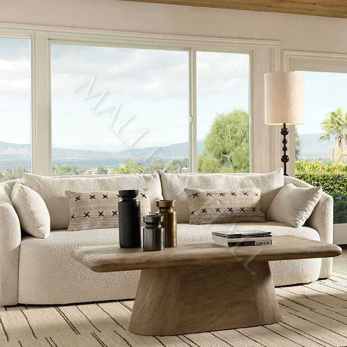 Acacia Wood Washed Finish Coffee Table Acacia Wood Washed Finish Coffee Table