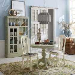 English Cottage Tall Side Chair with Custom Options