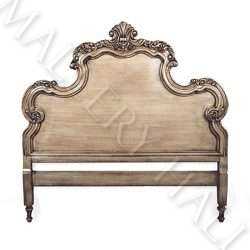 Victorian Crown Headboard with Custom Options