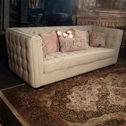 Aurélie Upholstered Sofa with Tufted Detail-2