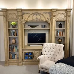 Luxe de Provence French Country Entertainment Center-0