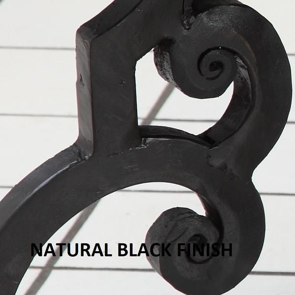 NATURAL BLACK FINISH