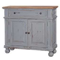 Two Door Colonial Bun Foot Sideboard